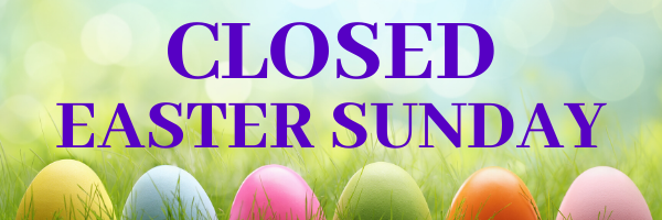 Closed Easter Sunday Banner 